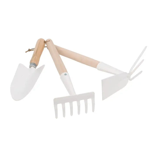 Redecker Gardening Tool Set 3/ST Beechwood/White